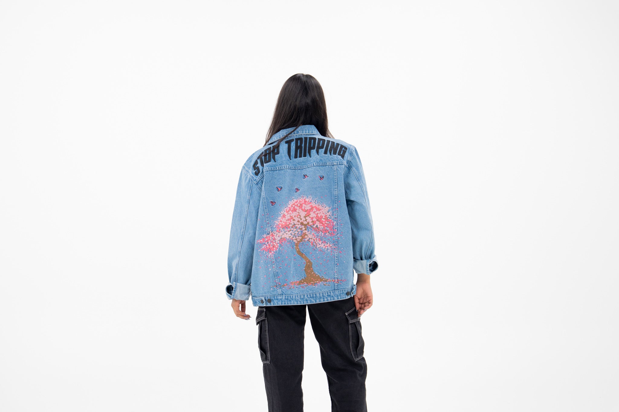 Sakura Denim Jacket - Aizome