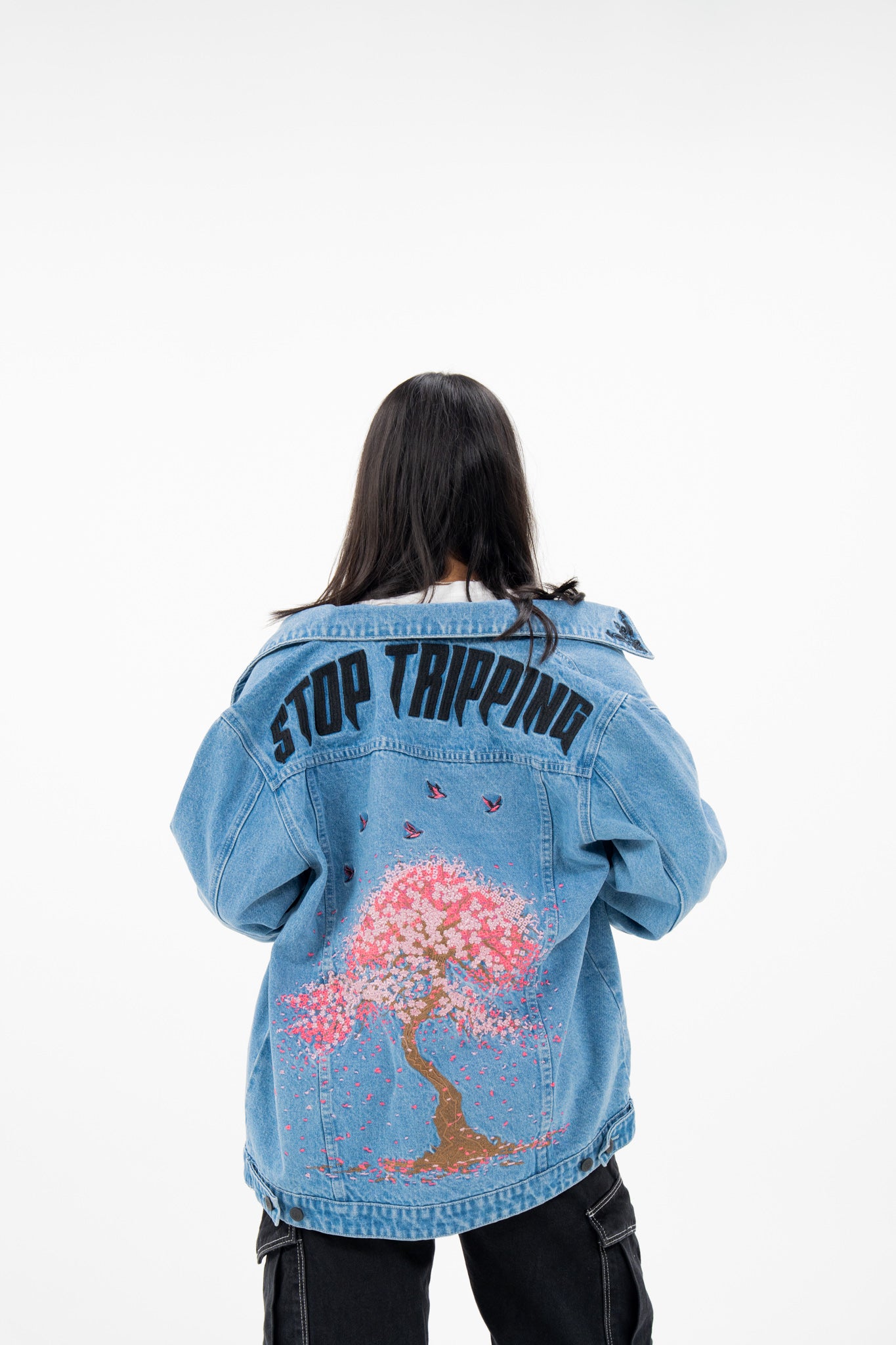 Sakura Denim Jacket - Aizome