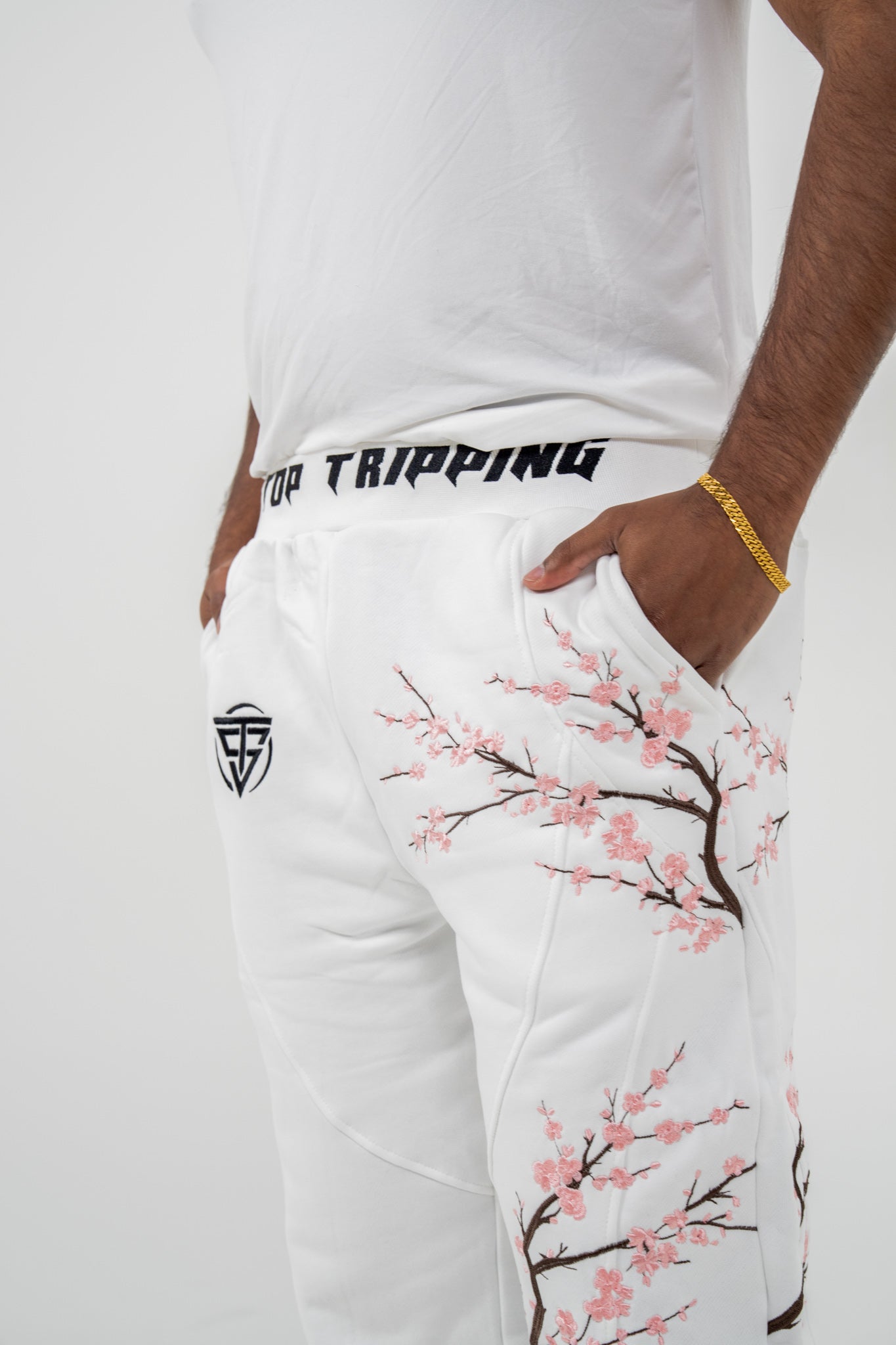 Sakura Sweatpants - White