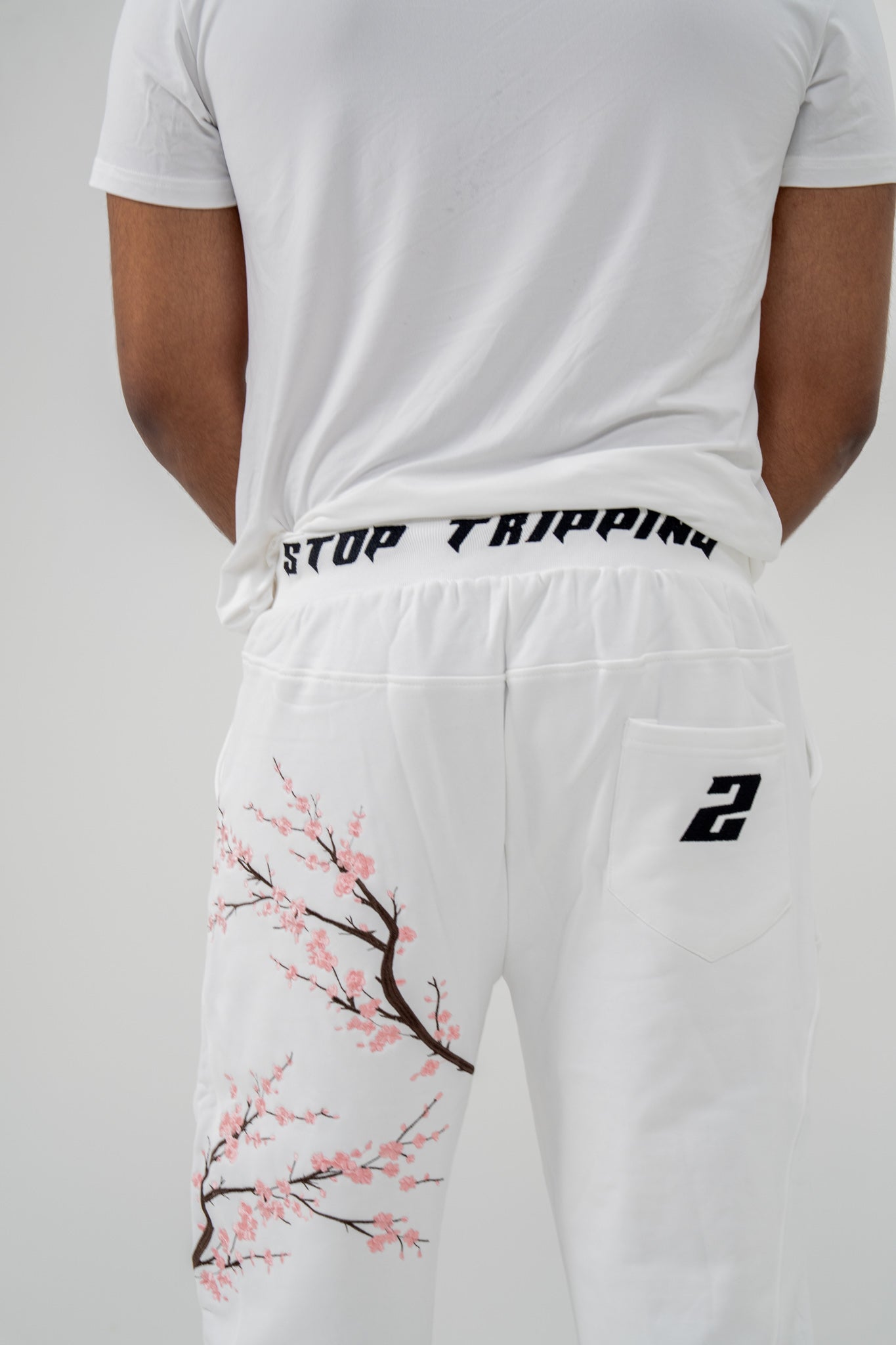 Sakura Sweatpants - White