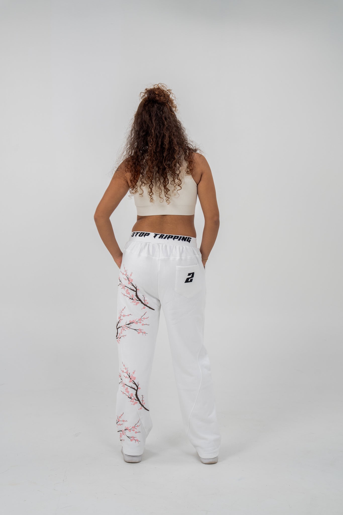 Sakura Sweatpants - White
