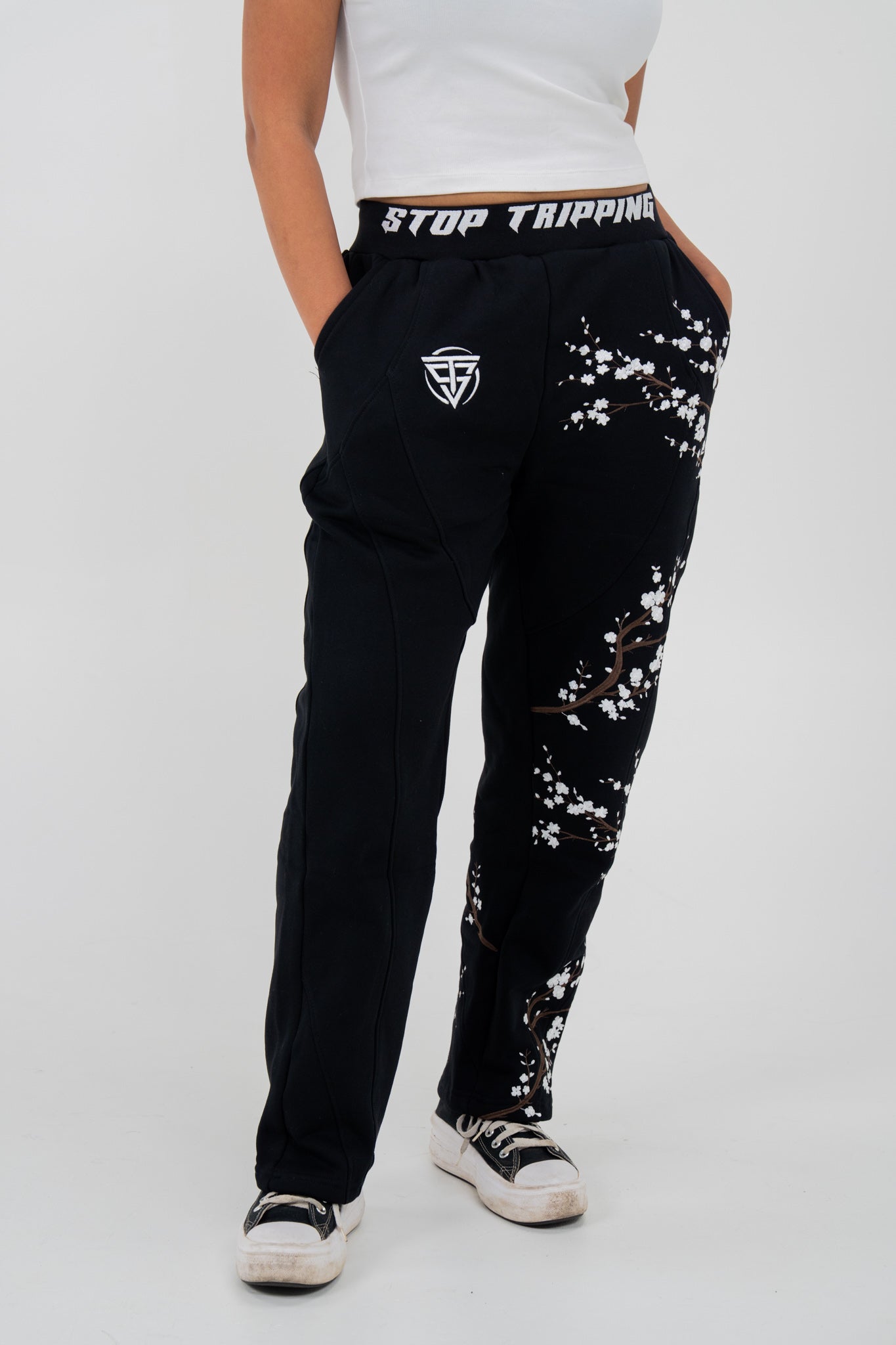 Sakura Sweatpants - Black