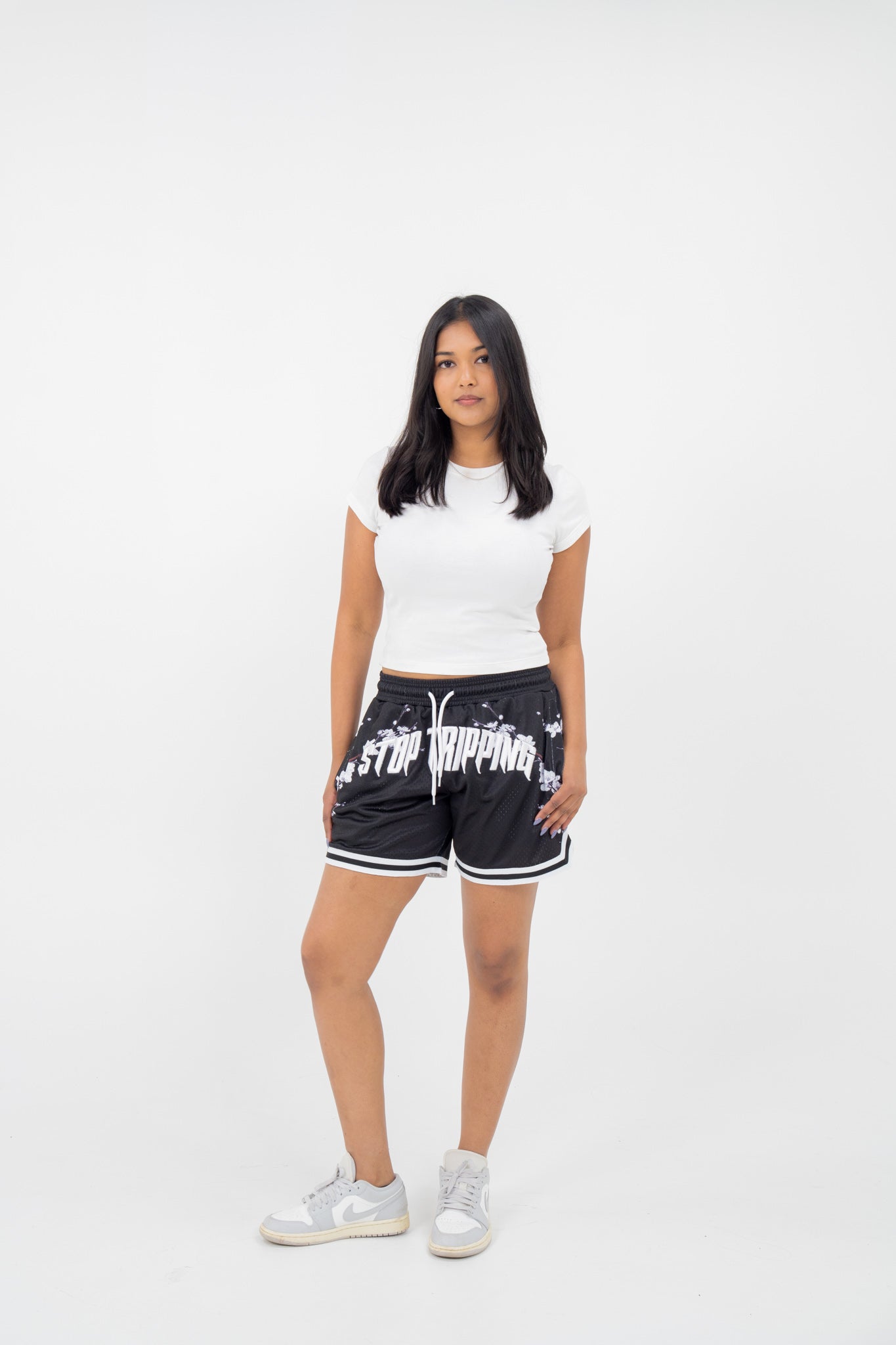 Sakura Mesh Shorts - Black