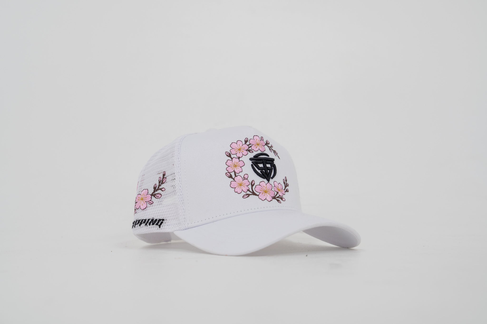 Sakura Trucker Hat - White
