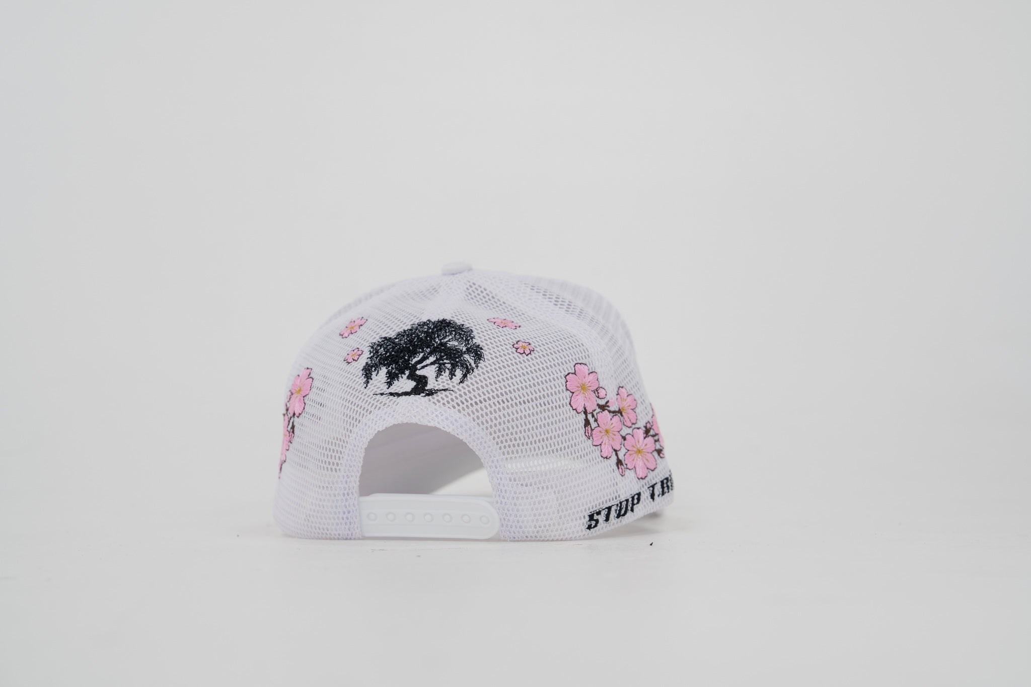 Sakura Trucker Hat - White
