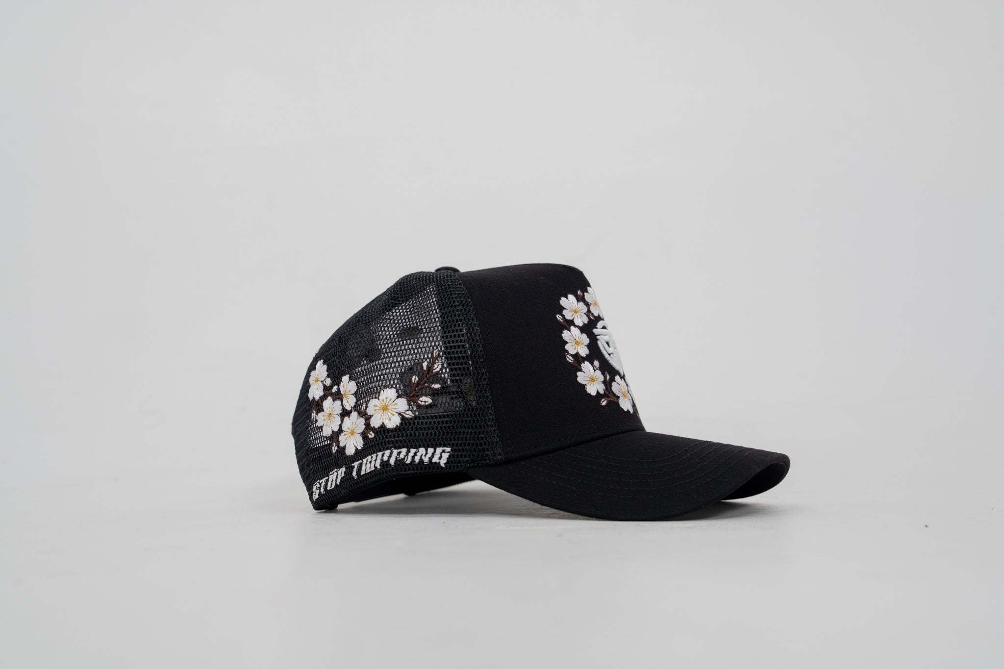 Sakura Trucker Hat - Black