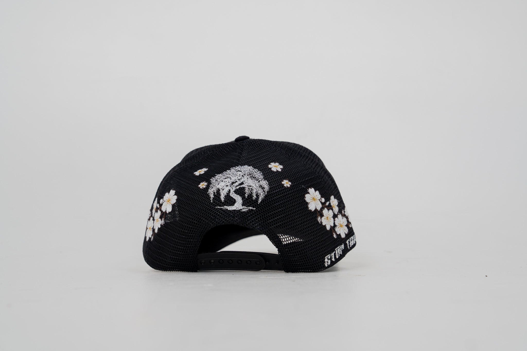 Sakura Trucker Hat - Black