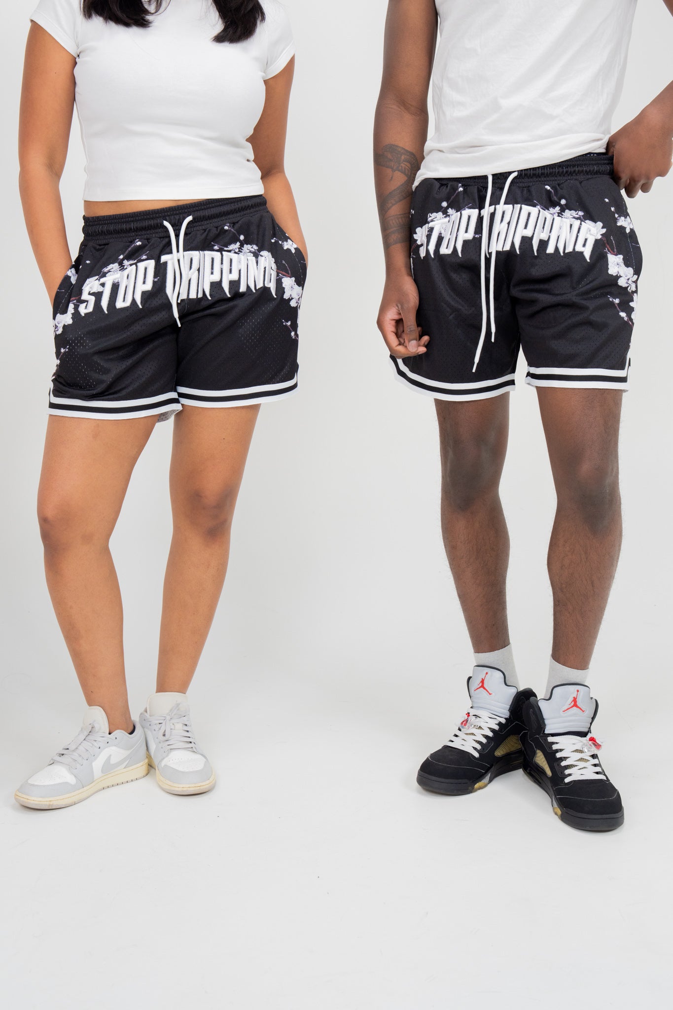 Sakura Mesh Shorts - Black