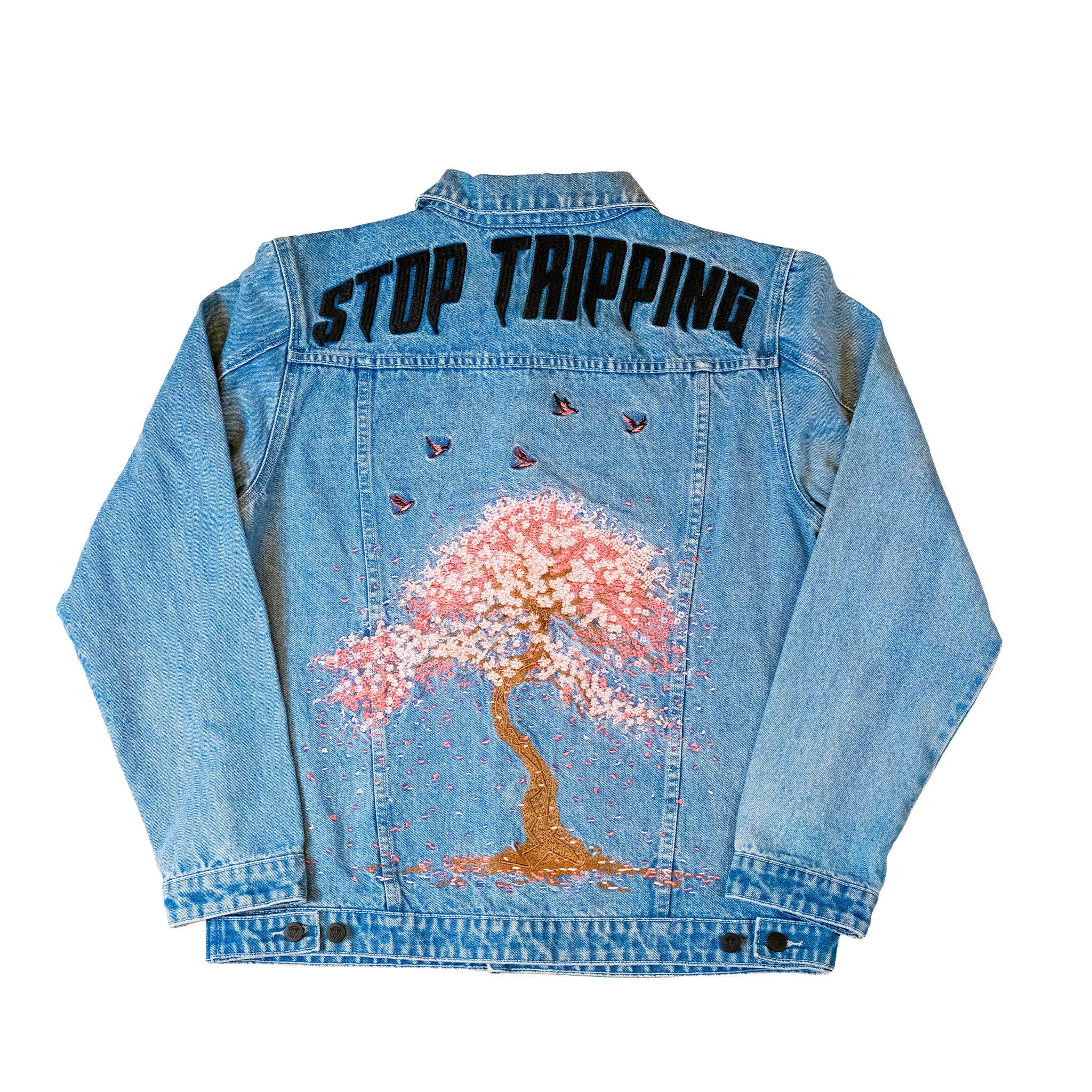 Sakura Denim Jacket - Aizome